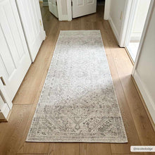 Load image into Gallery viewer, Barny Cream &amp; Sage Washable Rug
