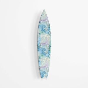 Abstract Marble Acrylic Surfboard Wall Art