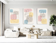Load image into Gallery viewer, Abstract Design Set of 3 Prints Modern Wall Art Modern Artwork
