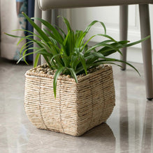 Load image into Gallery viewer, Woven Square Pot Planter
